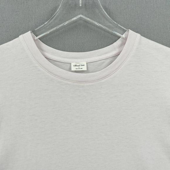 ARITZIA WILFRED Getaway T-shirt Dress Women Small Light Purple Frosted Lilac NWT - Picture 4 of 16